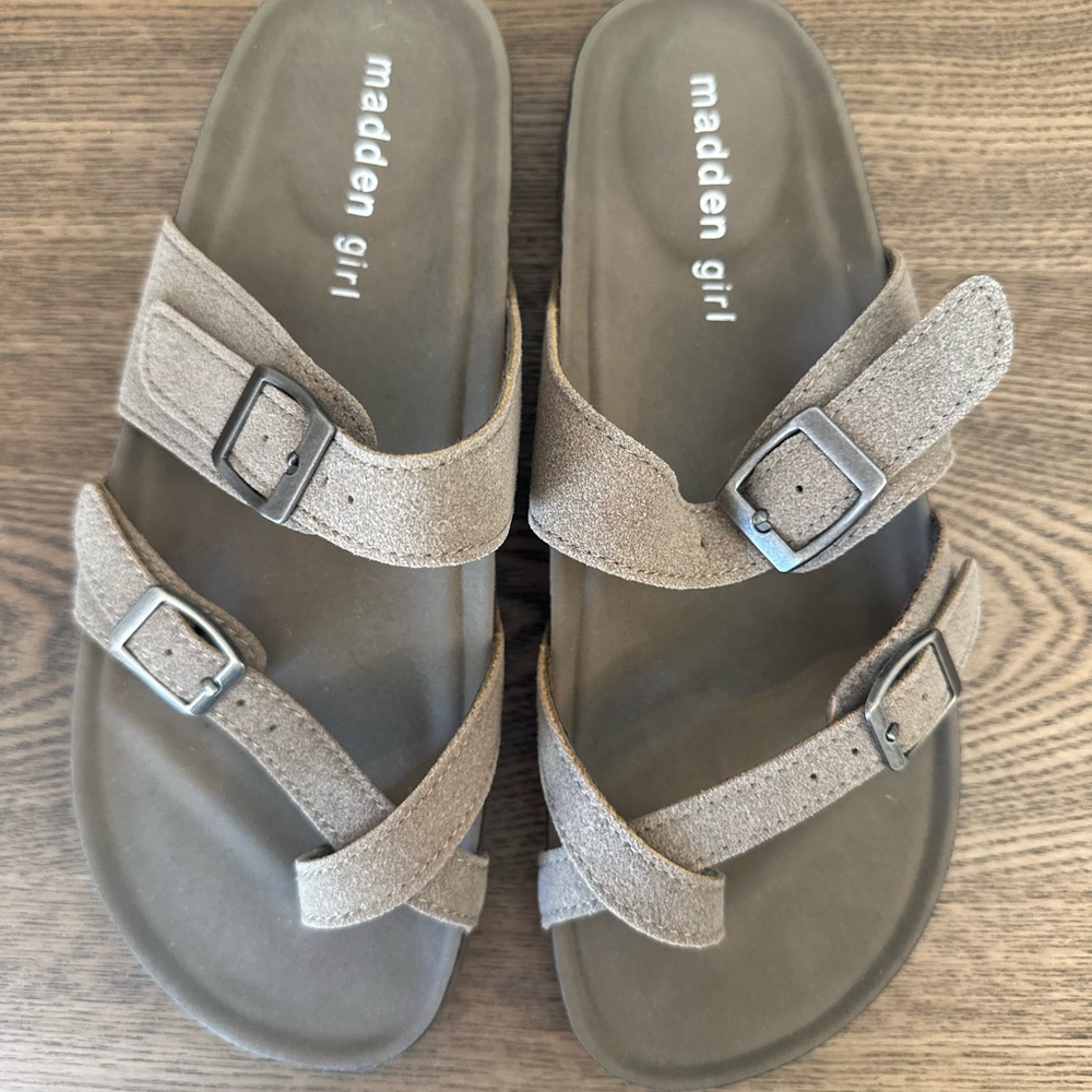 Madden Girl Taupe Sandals